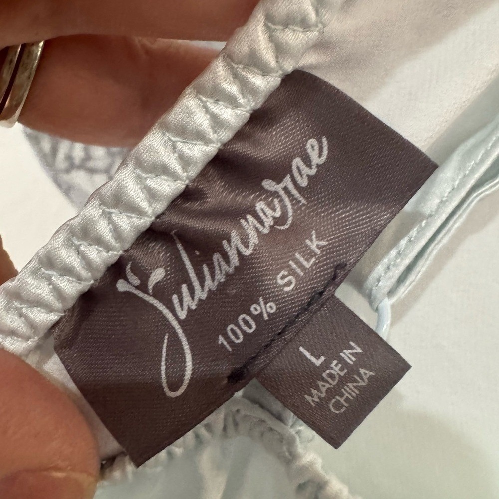 Julianna‎ Rae Silk Elegant Lace Chemise Silk Gown Sz L